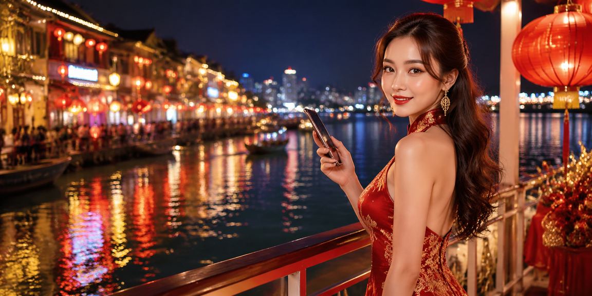 Người dùng tại Hà Nội trải nghiệm nạp tiền thưởng với đèn lồng truyền thống