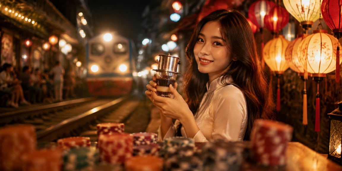 Người dùng tại Hà Nội đăng ký tài khoản 15t với ly cà phê Việt Nam
