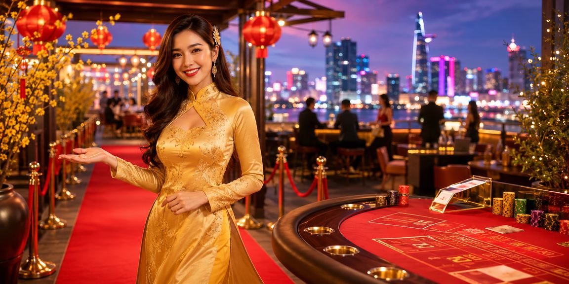 Người phụ nữ mặc áo dài chơi baccarat tại TP.HCM trên nền tảng 15t